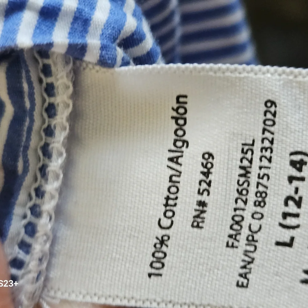 Free Asembley Blue and White Stripped Dress 100% Rayon Size Large. - Picture 5 of 16